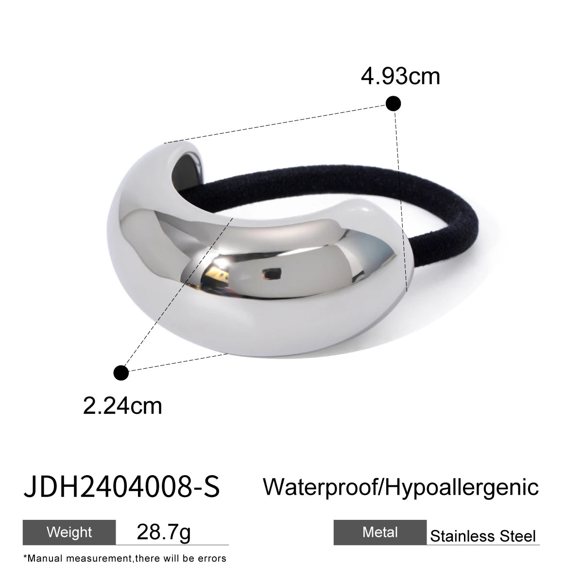 Mini Dome Hair Cuff