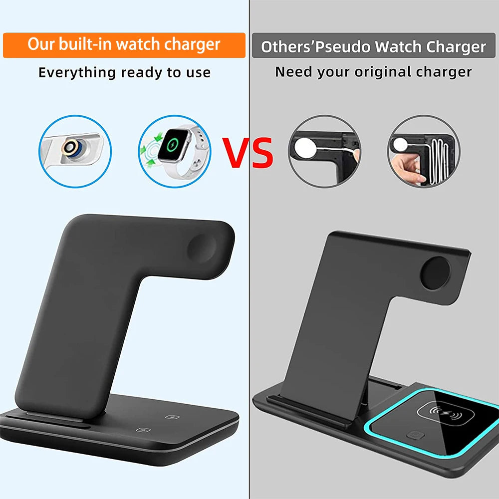 3 in 1 Wireless Charger For iPhone