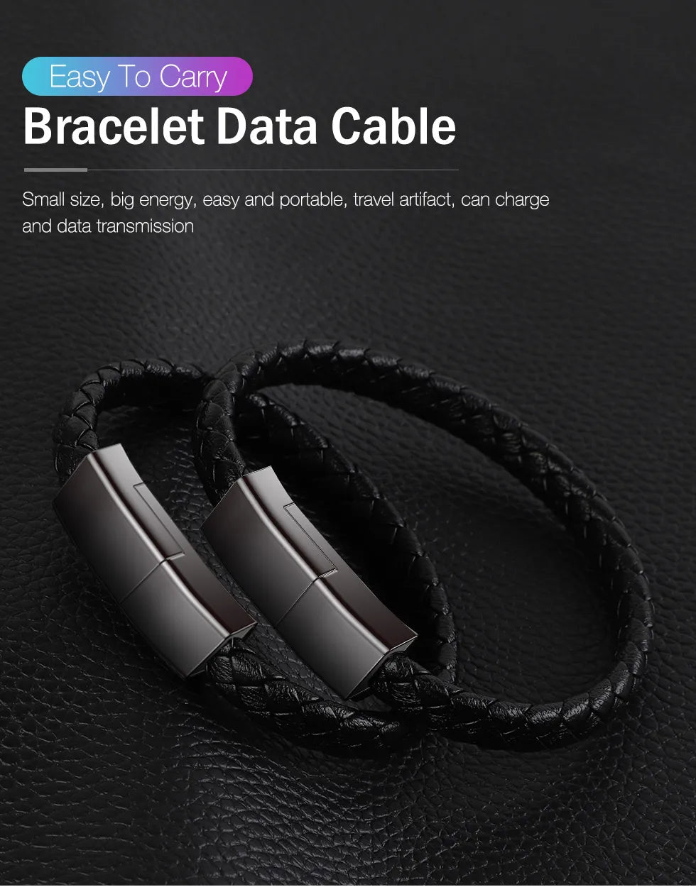 USB Charger Cable Bracelet