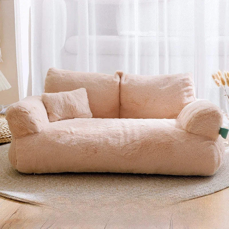 Washable Pet Plush Sofa