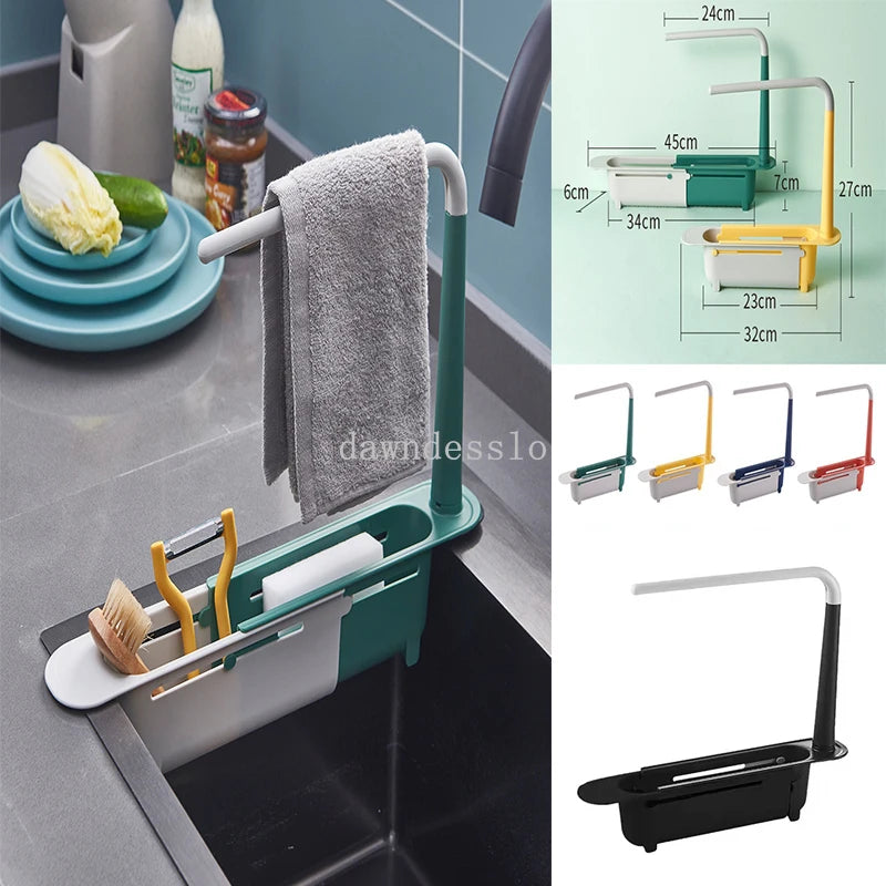Telescopic Kitchen Sink Accessory Organizer