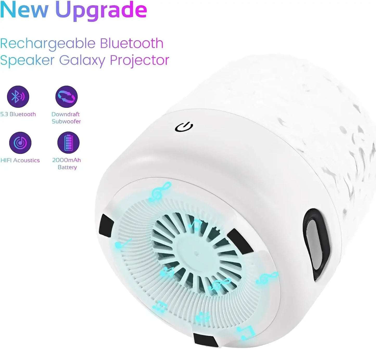 Ocean Wave Bluetooth Speaker & Night Light