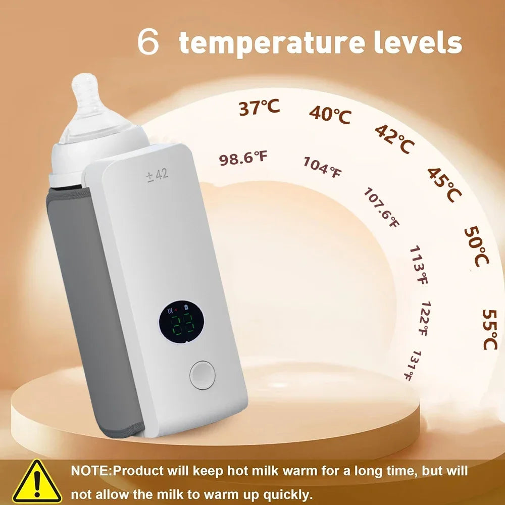 Portable Baby Bottle 6-Level Heater