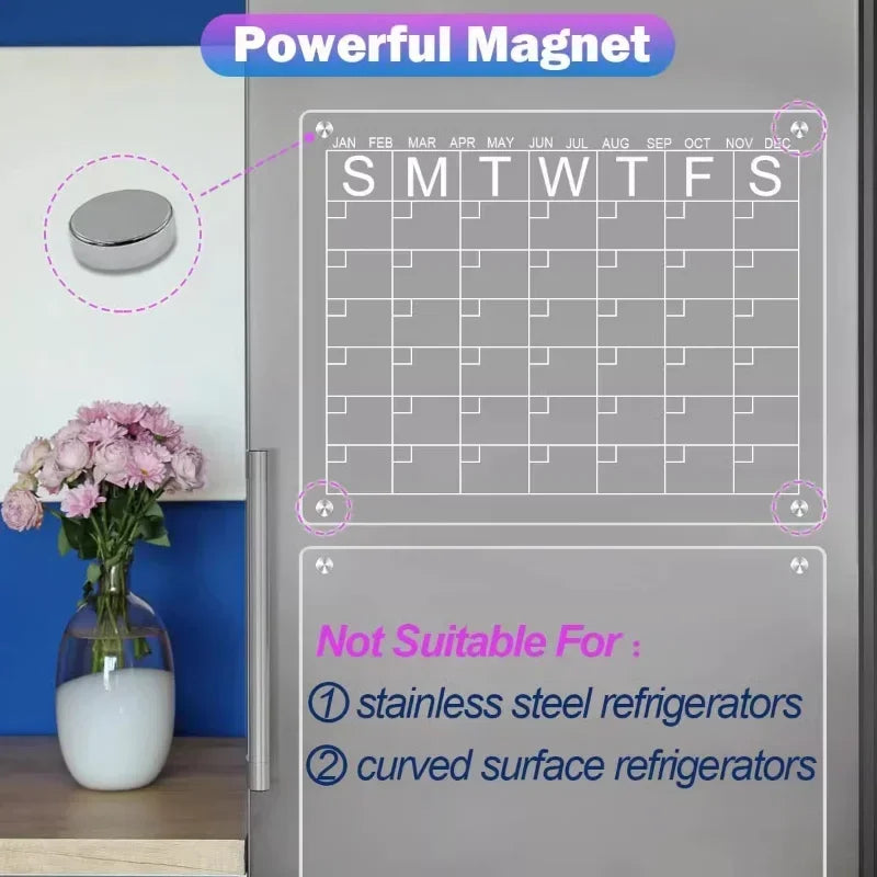 Fridge Magnet Weekly/Monthly Planner