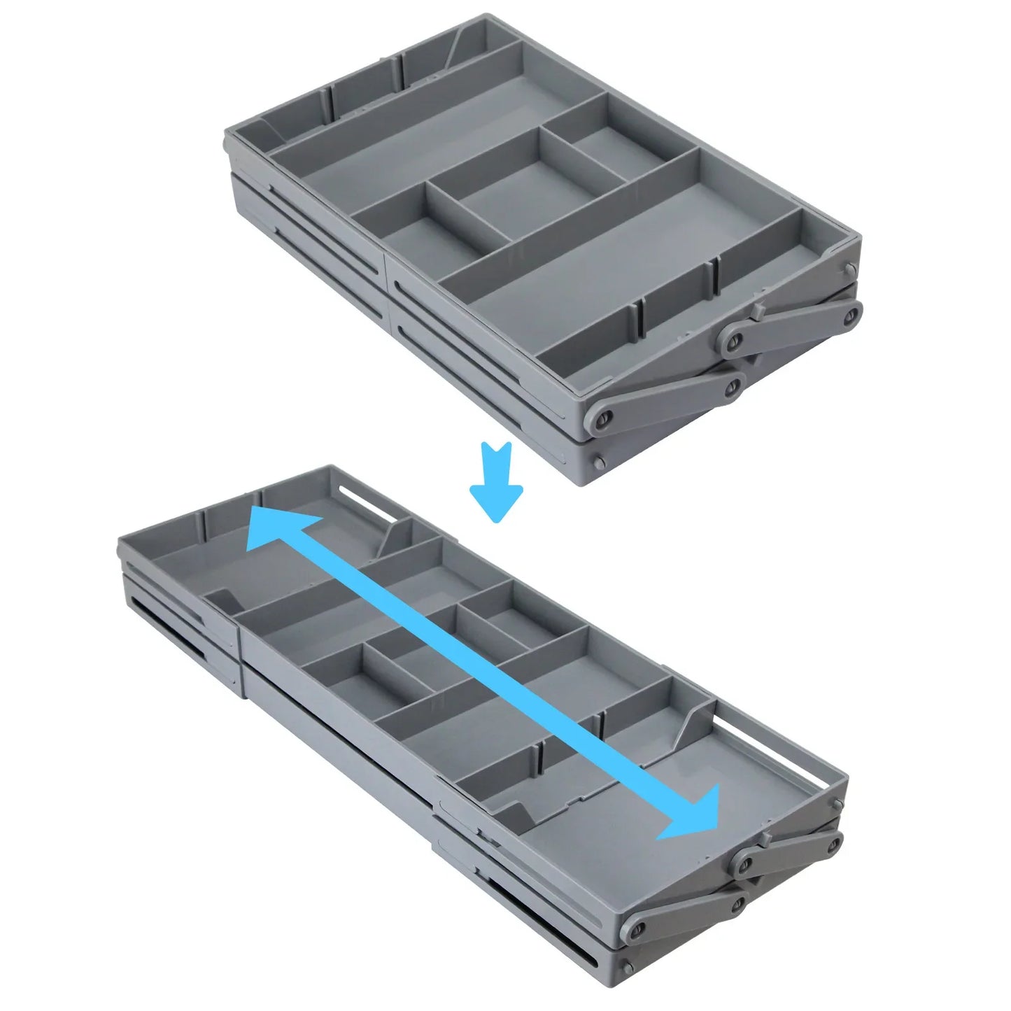 Extensible Multi-Layer Drawer Organiser