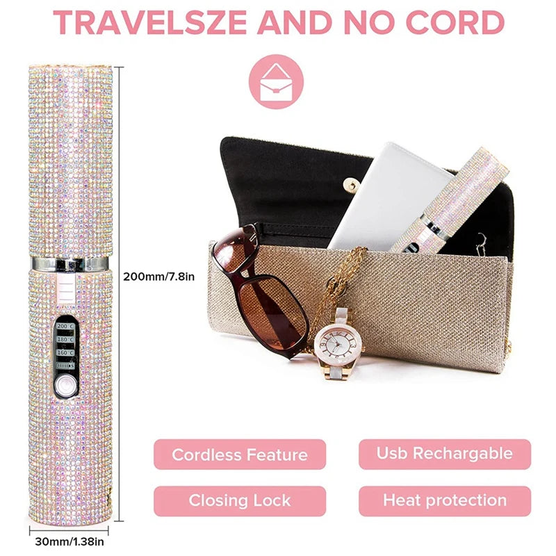 Diamond Rechargeable Hair Straightener
