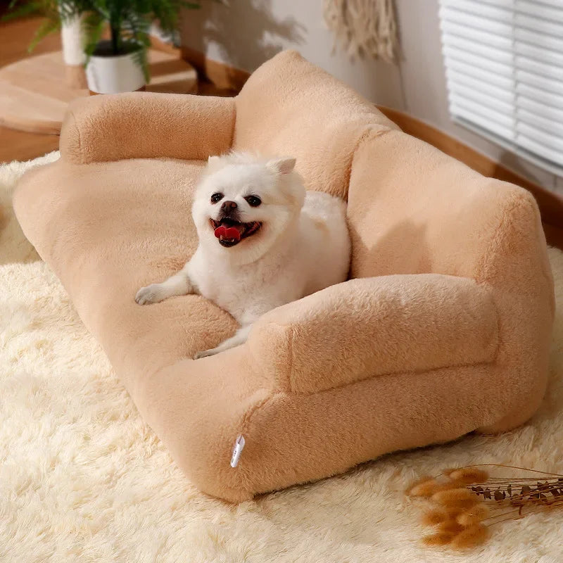 Washable Pet Plush Sofa