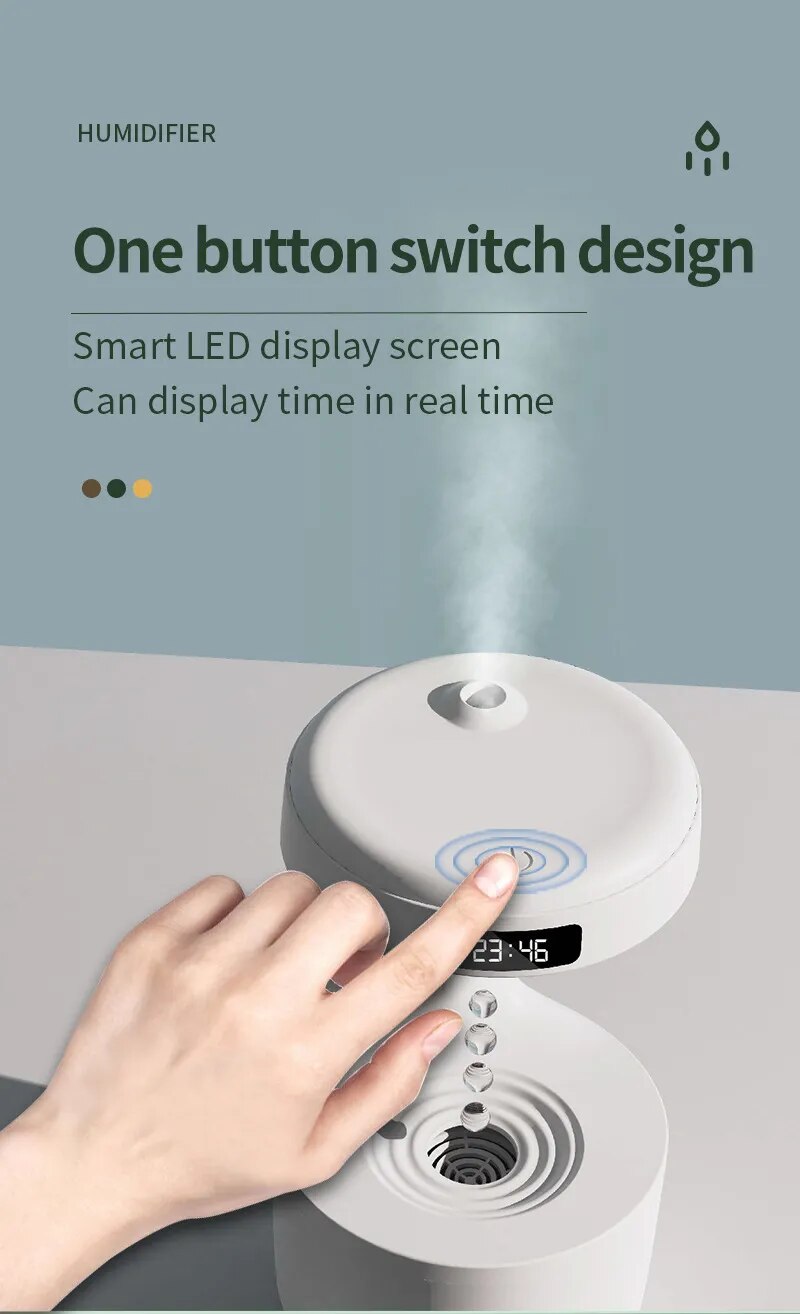Anti-gravity Water Droplet Humidifier