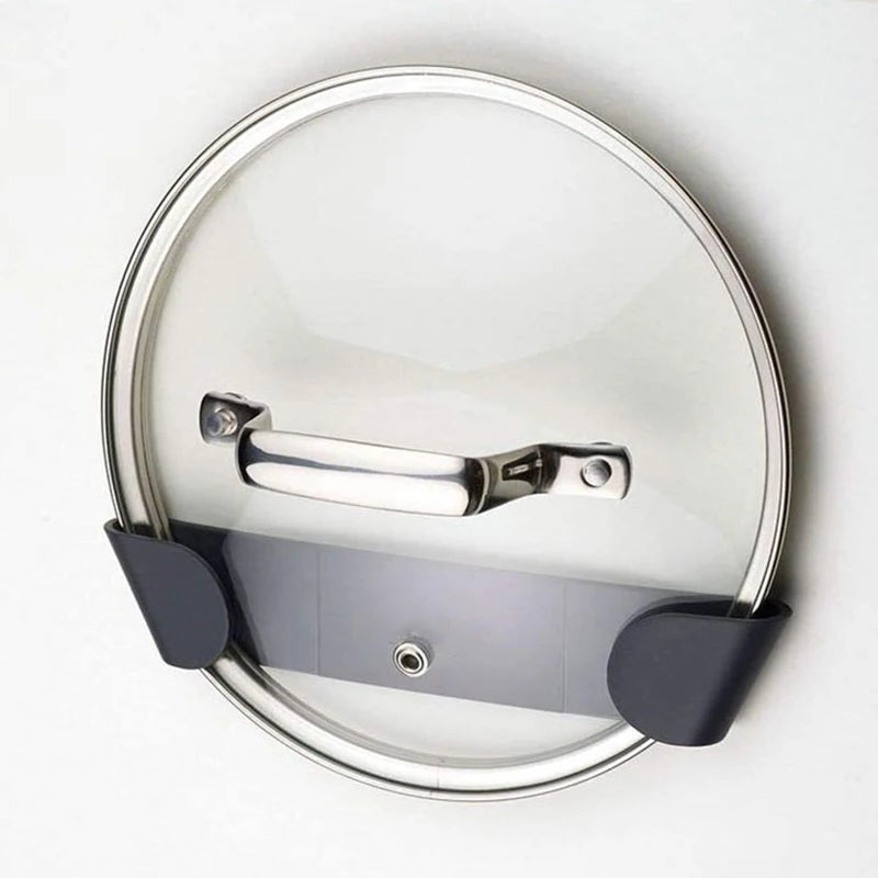 4Pcs Self-Adhesive Pot Lid Holder