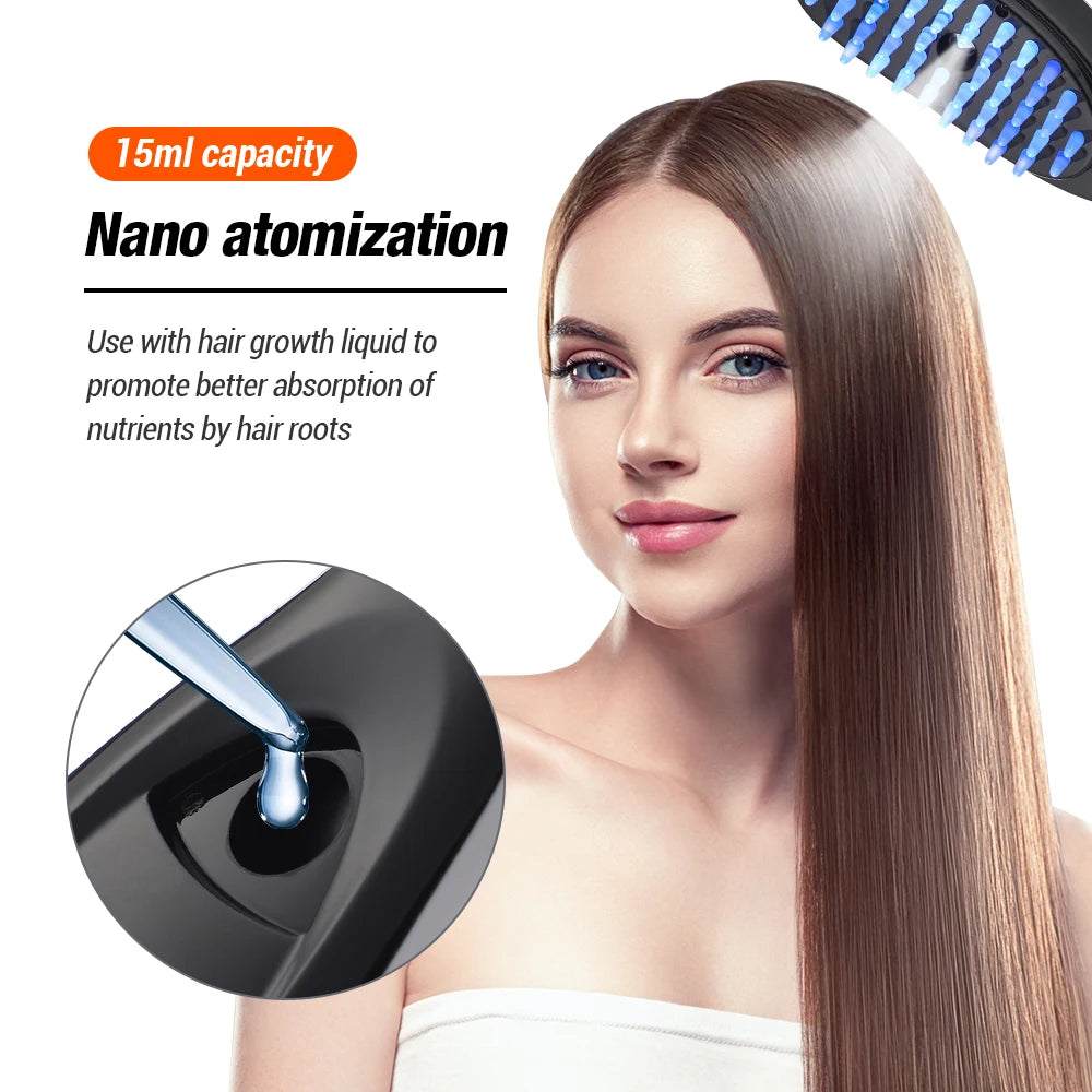 Light Therapy Atomizing Hair Growth Brush