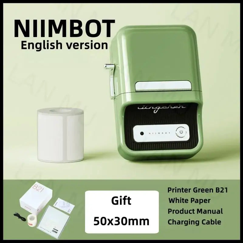 Vintage Style Bluetooth Thermal Label Printer