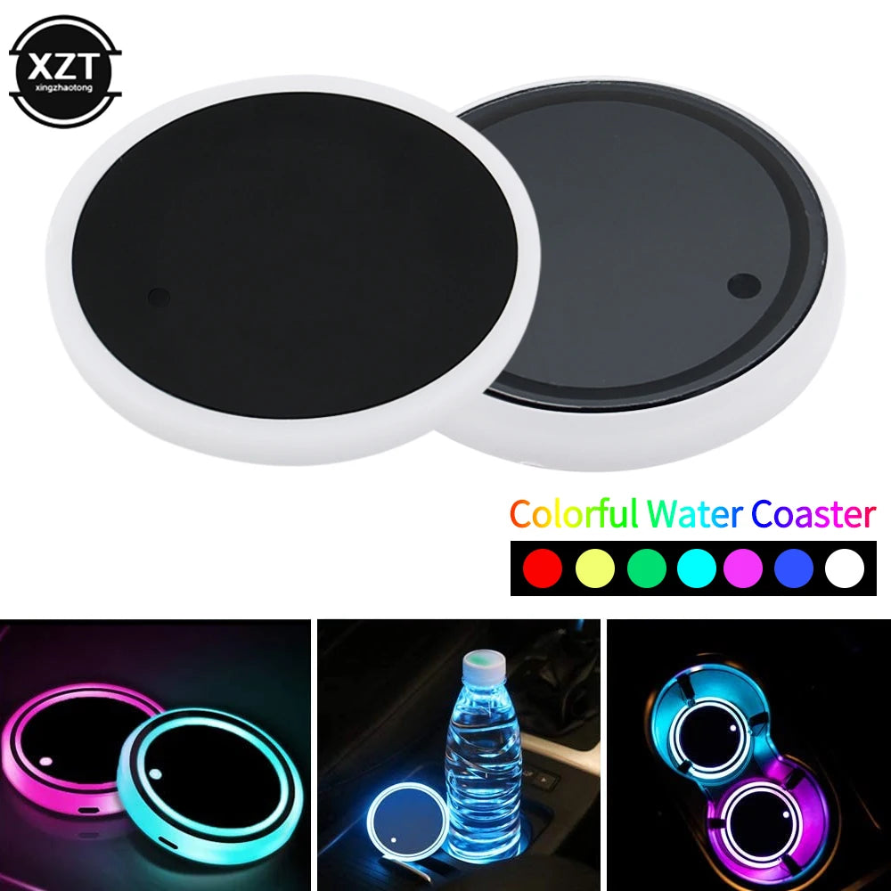 Colorful Cup Holder LED Light-up Coaster
