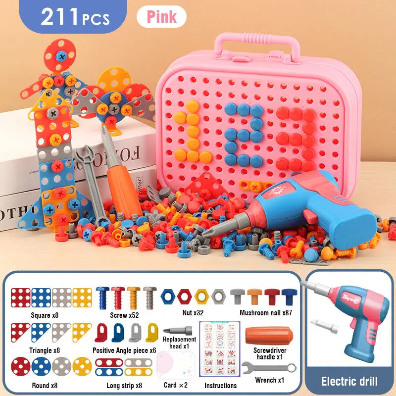 Electric Drill Toys Set