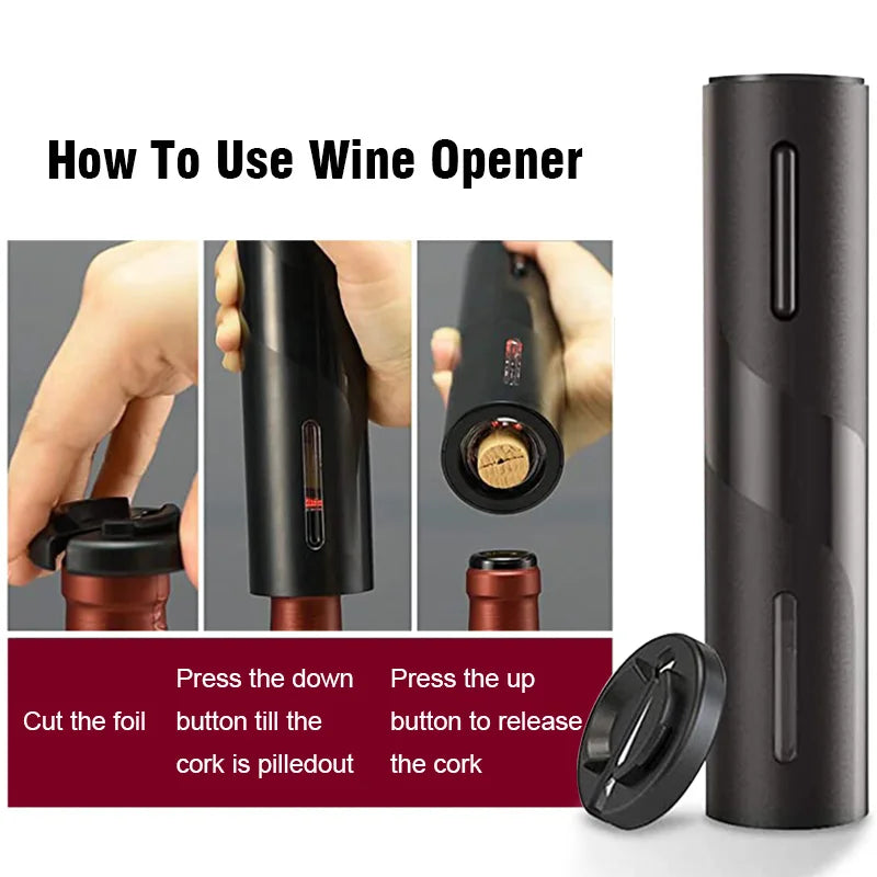 Electric Wine Opener Set