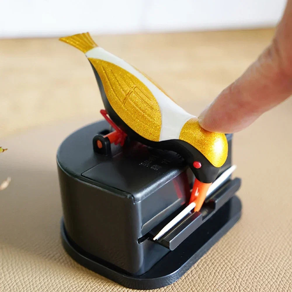 Bird Toothpick Storage Box & Dispenser