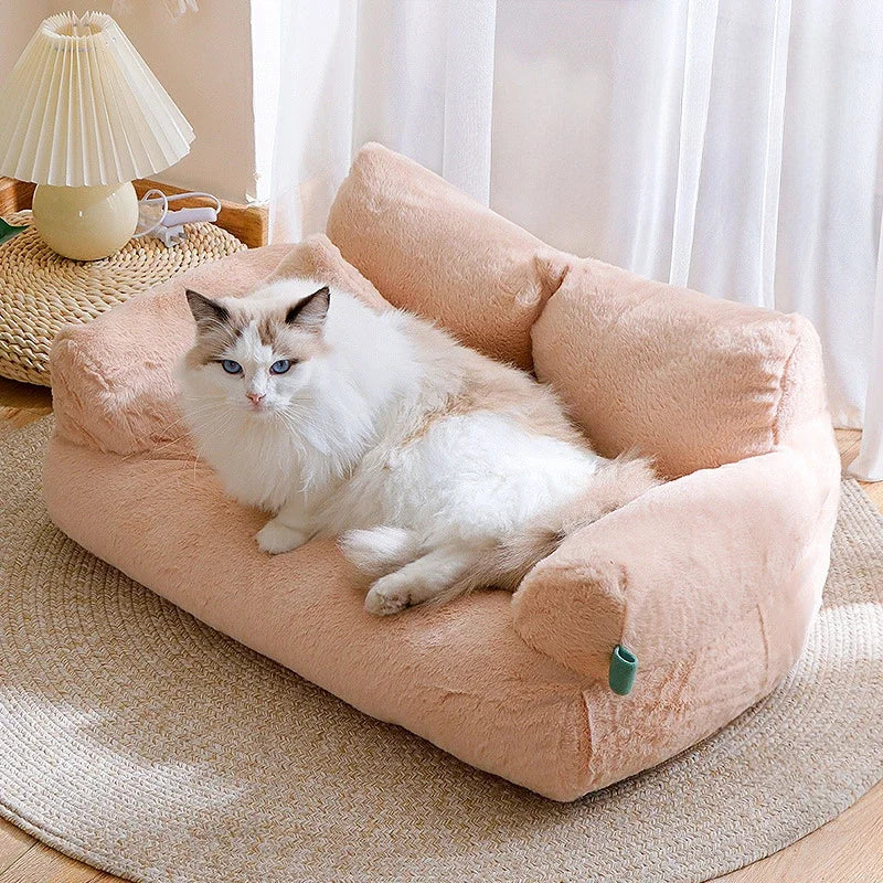 Washable Pet Plush Sofa