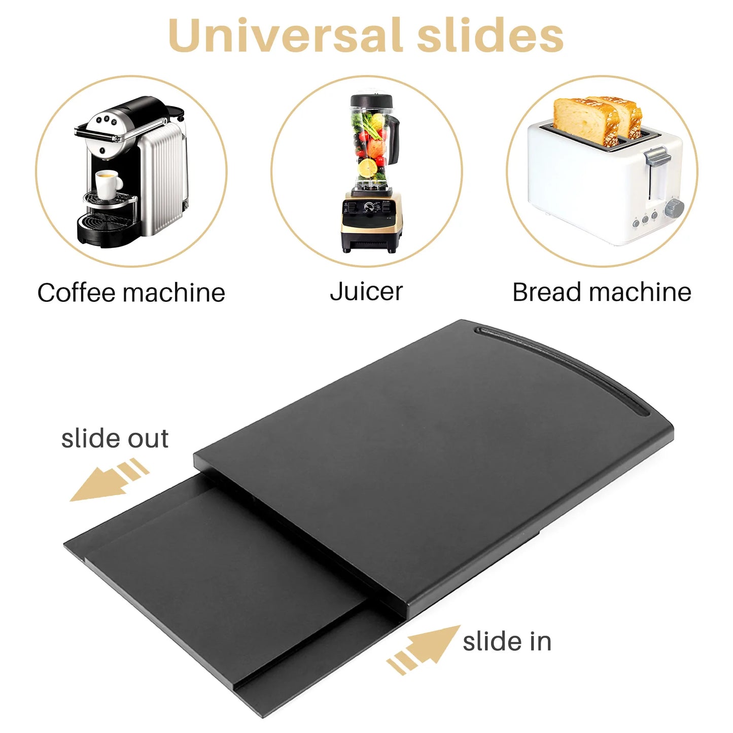 Countertop Storage Moving Slider-Base