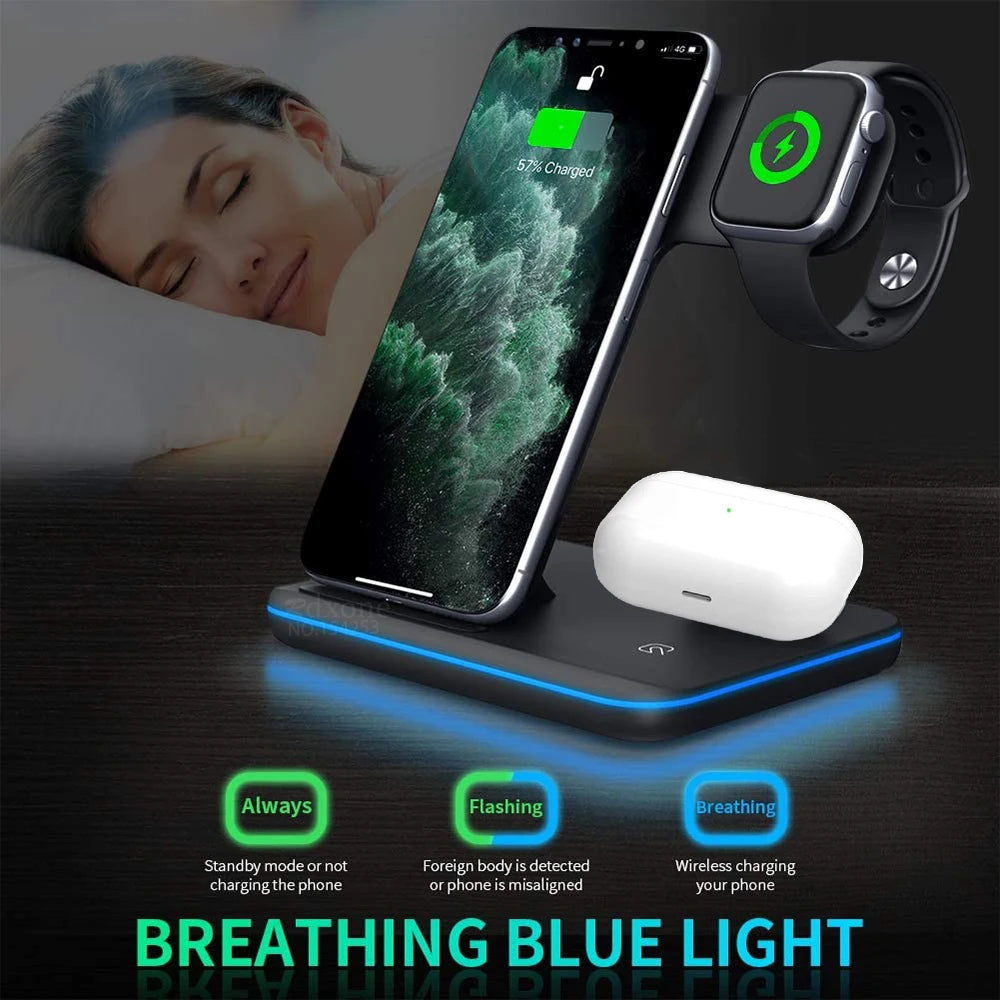 3 in 1 Wireless Charger For iPhone