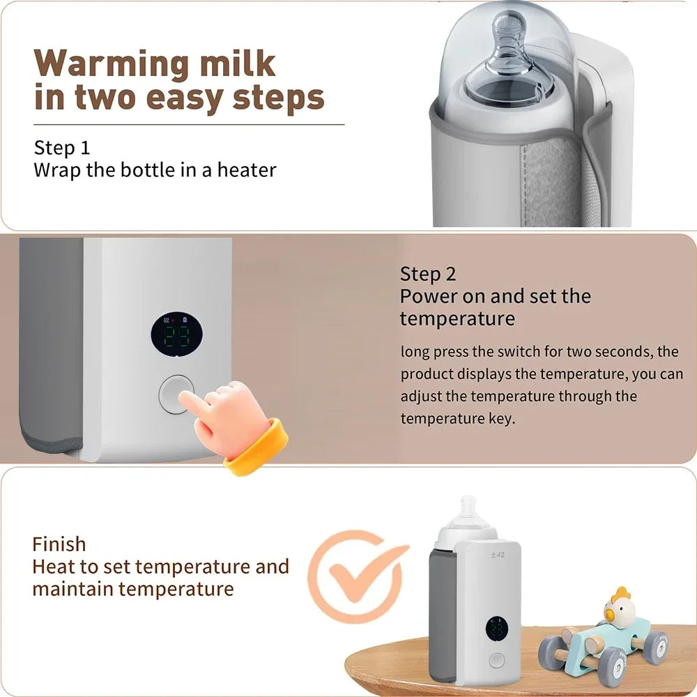 Portable Baby Bottle 6-Level Heater