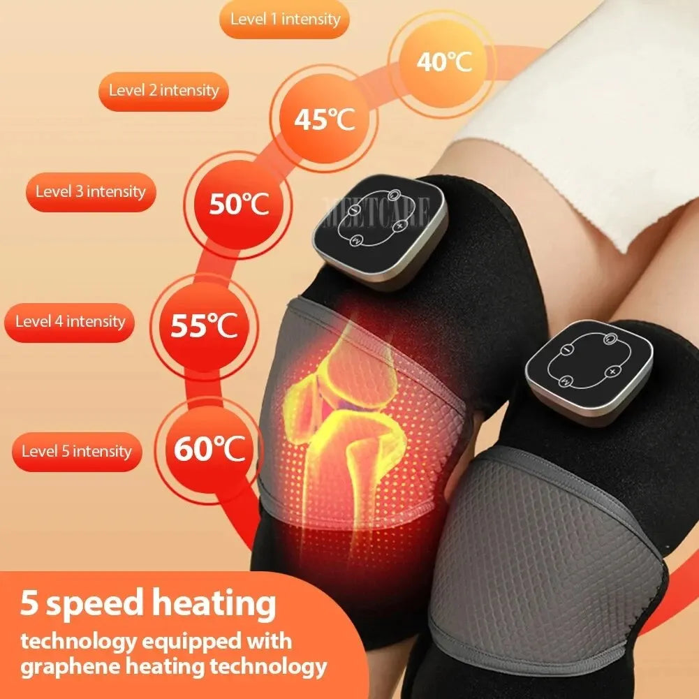 Electric Heated Knee Brace & Massager