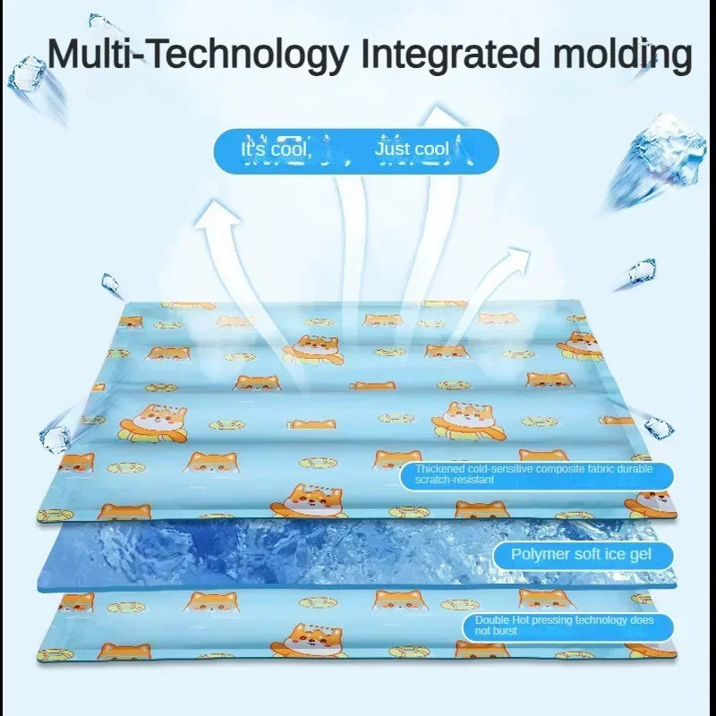 Bite-resistant Cooling Gel Sleeping Pad for Pets