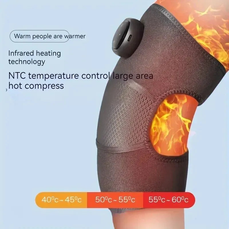 Electric Heated Knee Brace & Massager