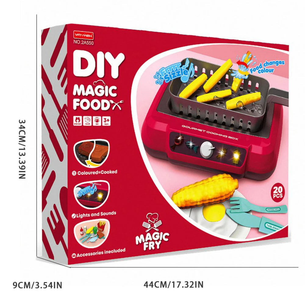 Color-changing 20PCS Cooking Set Toy