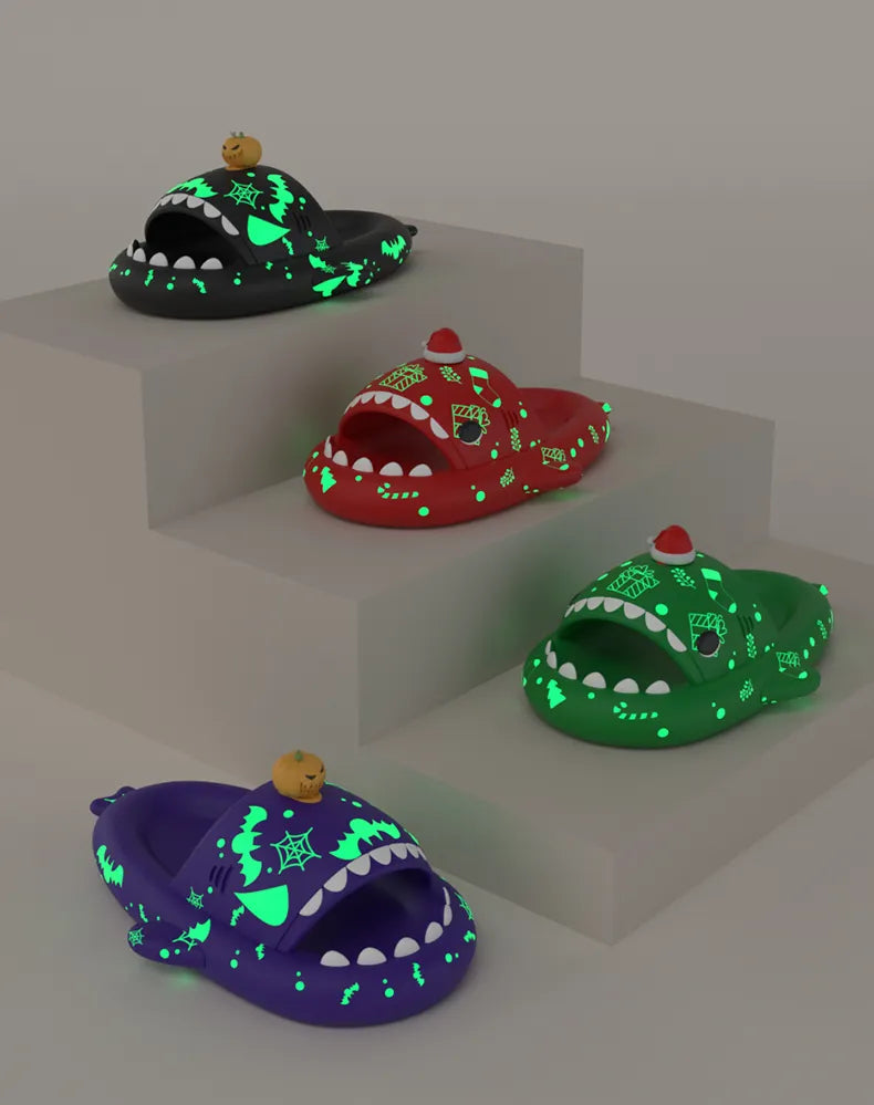 Christmas Santa Shark Slides