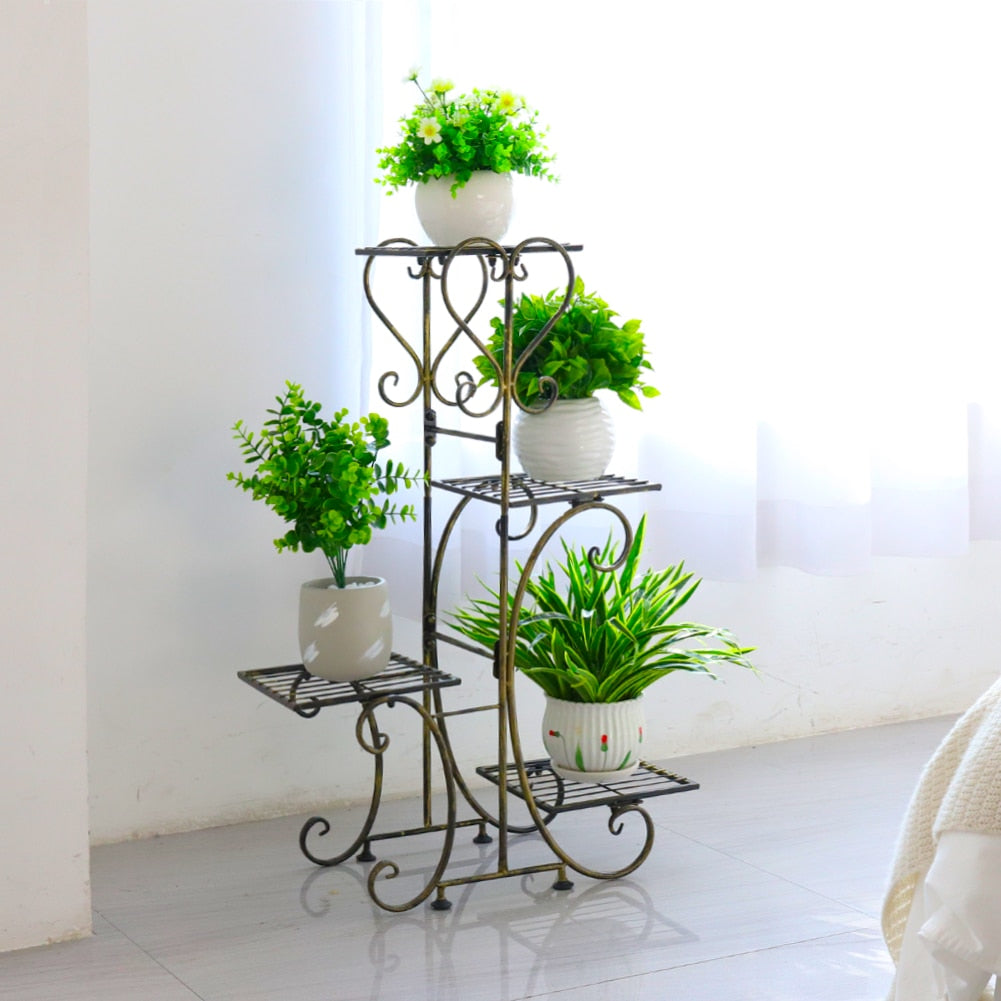 Metal Plant and Flower Stand | Indoor and Outdoor Plant Stand