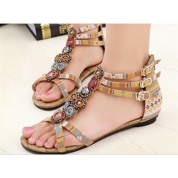 Bohemian Summer Sandals For Women - Vixilly