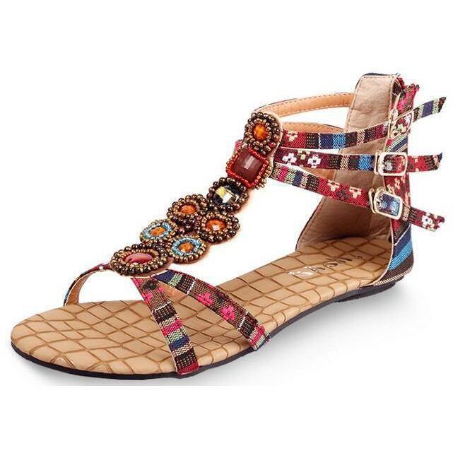 Bohemian Summer Sandals For Women - Vixilly