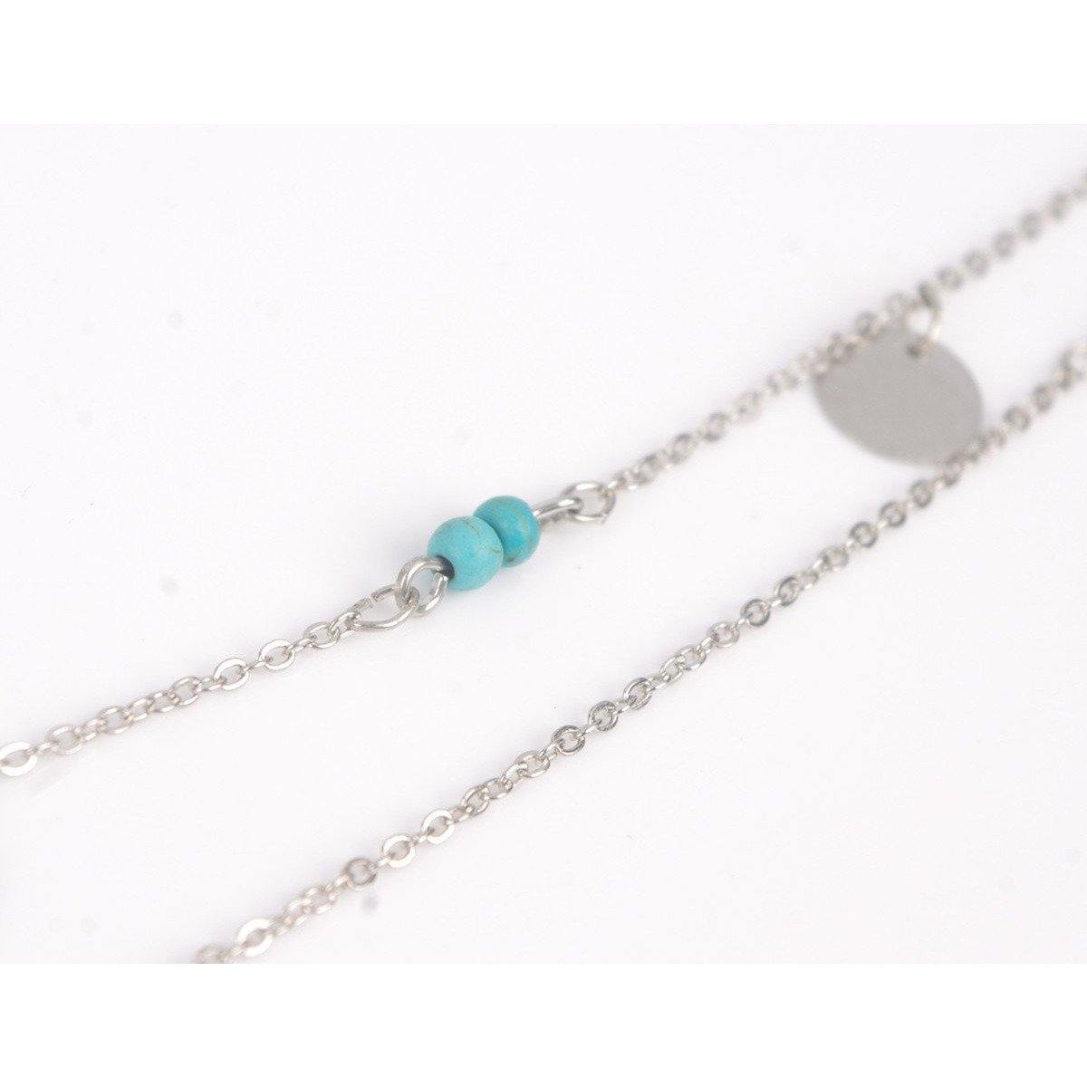 Multi Layer Leaf Chain Bohemian Choker Jewelry - Vixilly