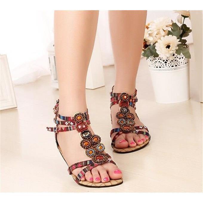 Bohemian Summer Sandals For Women - Vixilly