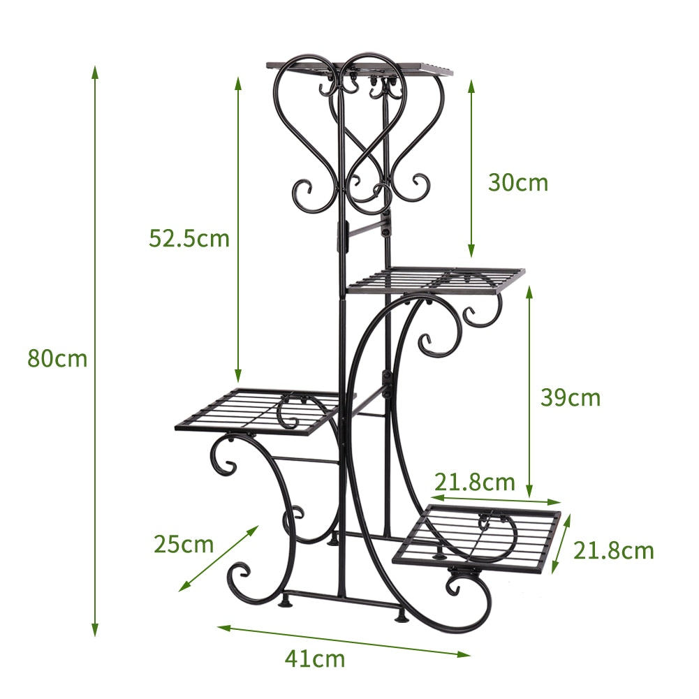 Metal Plant and Flower Stand | Indoor and Outdoor Plant Stand
