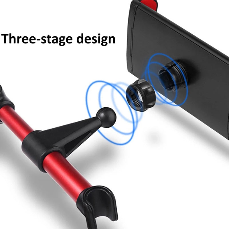 Adjustable Car Back Seat Long Phone Holder