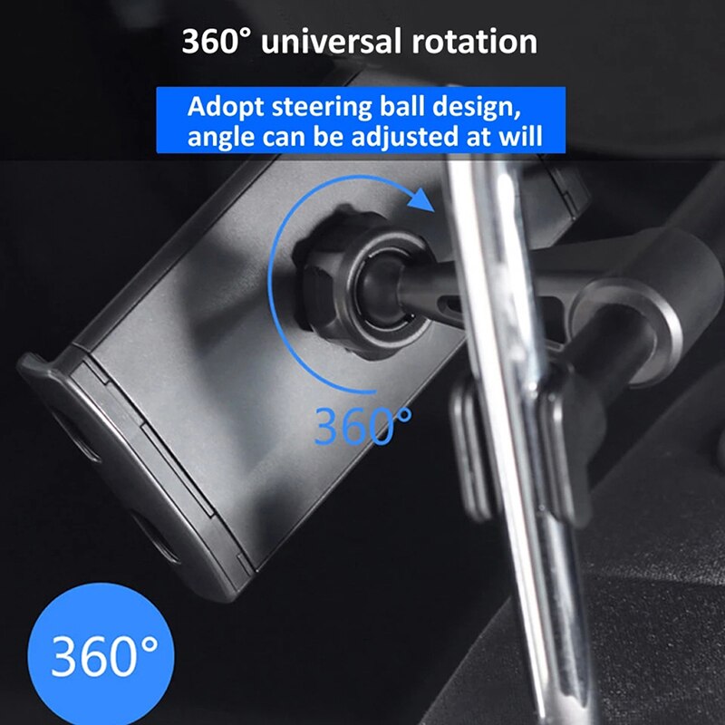 Adjustable Car Back Seat Long Phone Holder