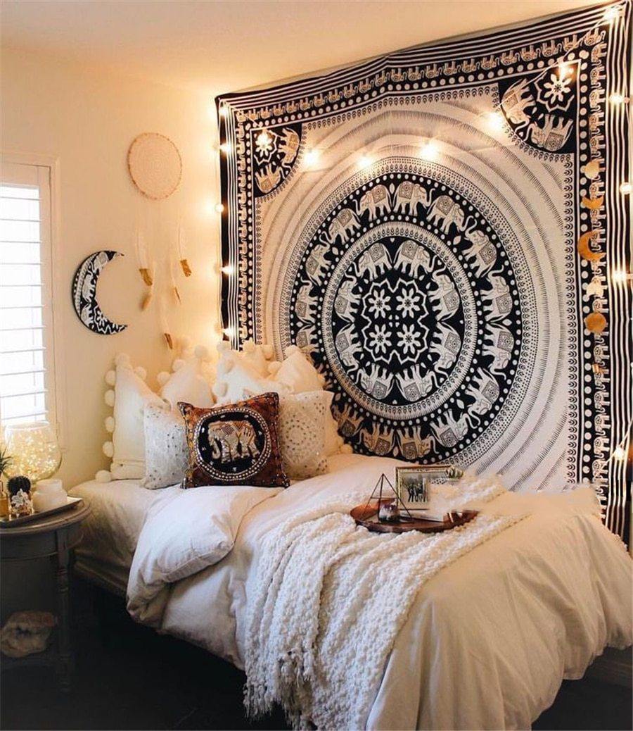 Boho Elephant Tapestry - Vixily