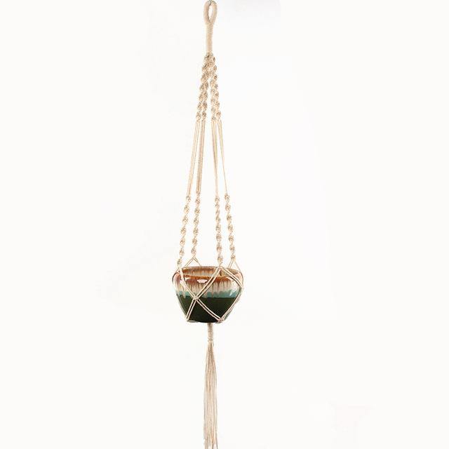Handmade Macrame Pot Hanger - Vixily