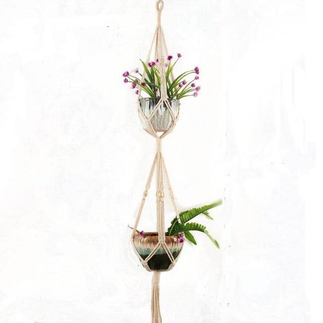 Handmade Macrame Pot Hanger - Vixily