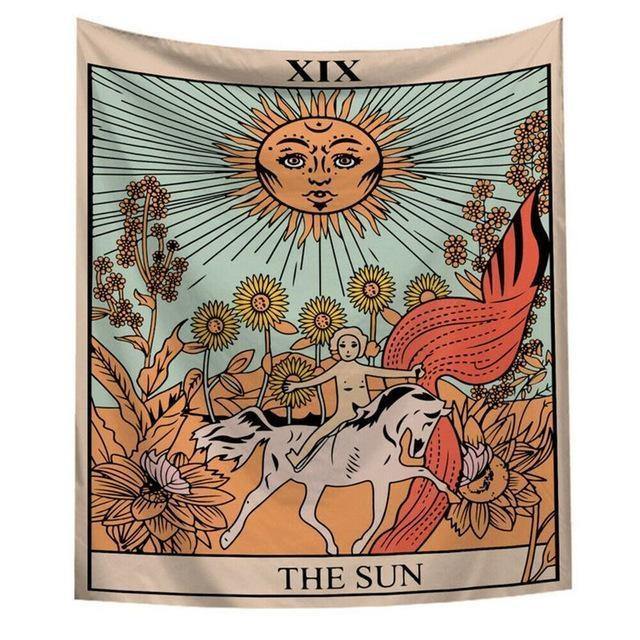 Mandala Tarot Tapestry - Vixily