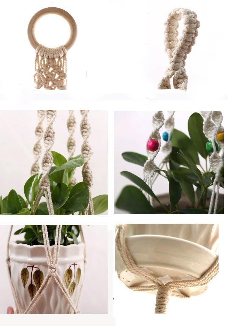 Handmade Macrame Pot Hanger - Vixily