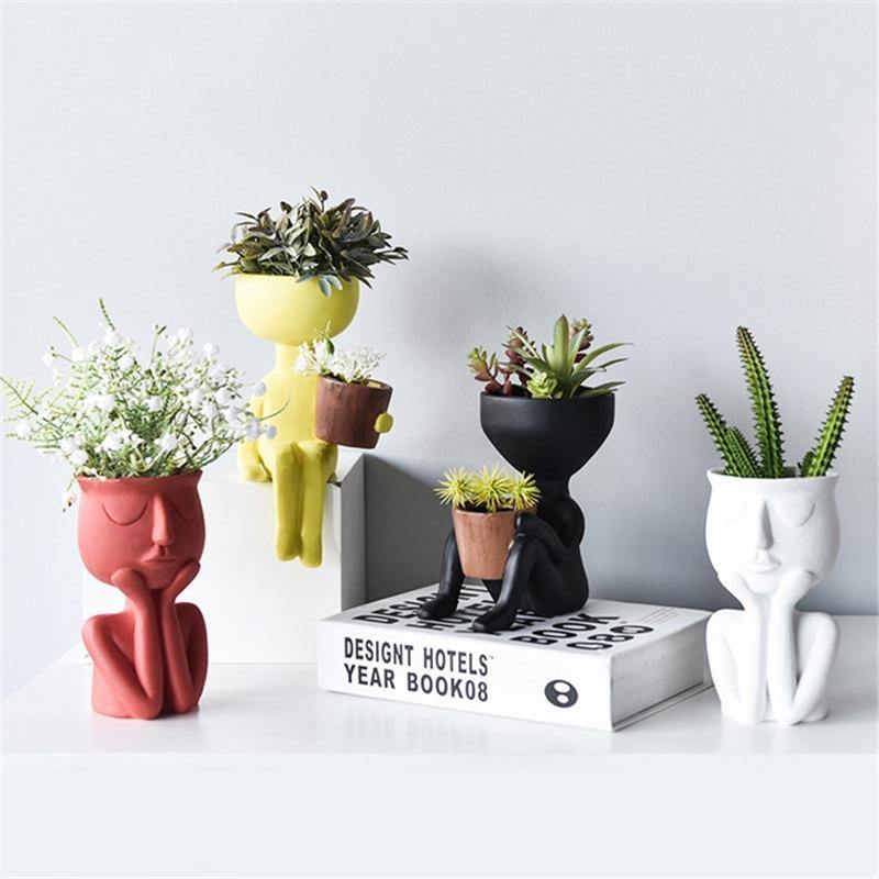 Succulo - Head Planter Pot - Vixily