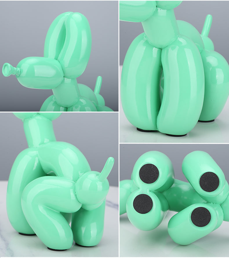 Creative Pooping Balloon Dog Statue