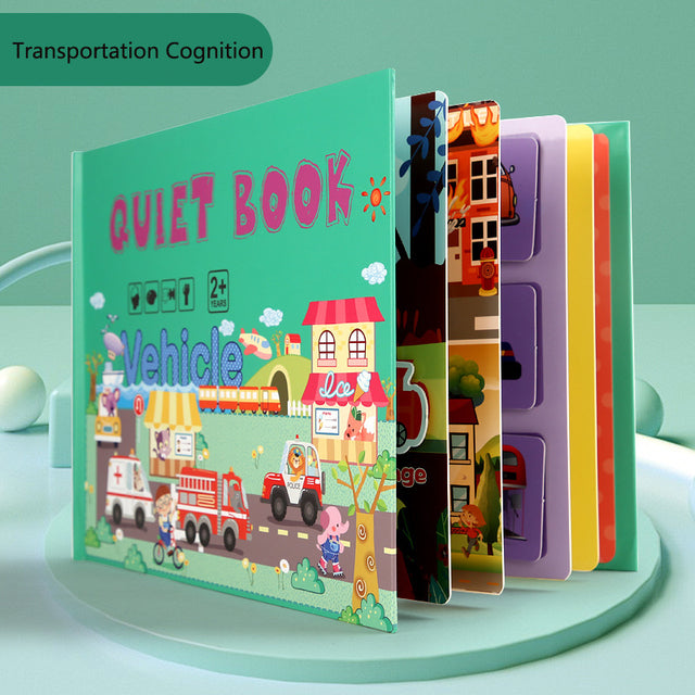 Montessori Busy Book for Kids to Develop Learning Skills