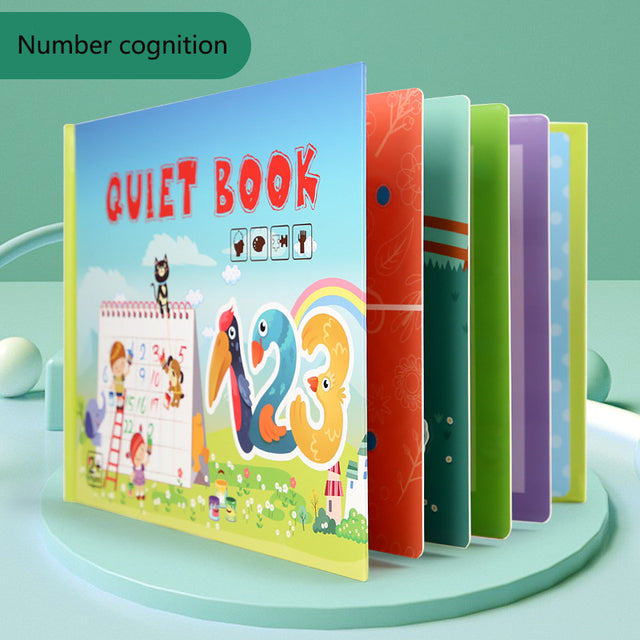 Montessori Busy Book for Kids to Develop Learning Skills