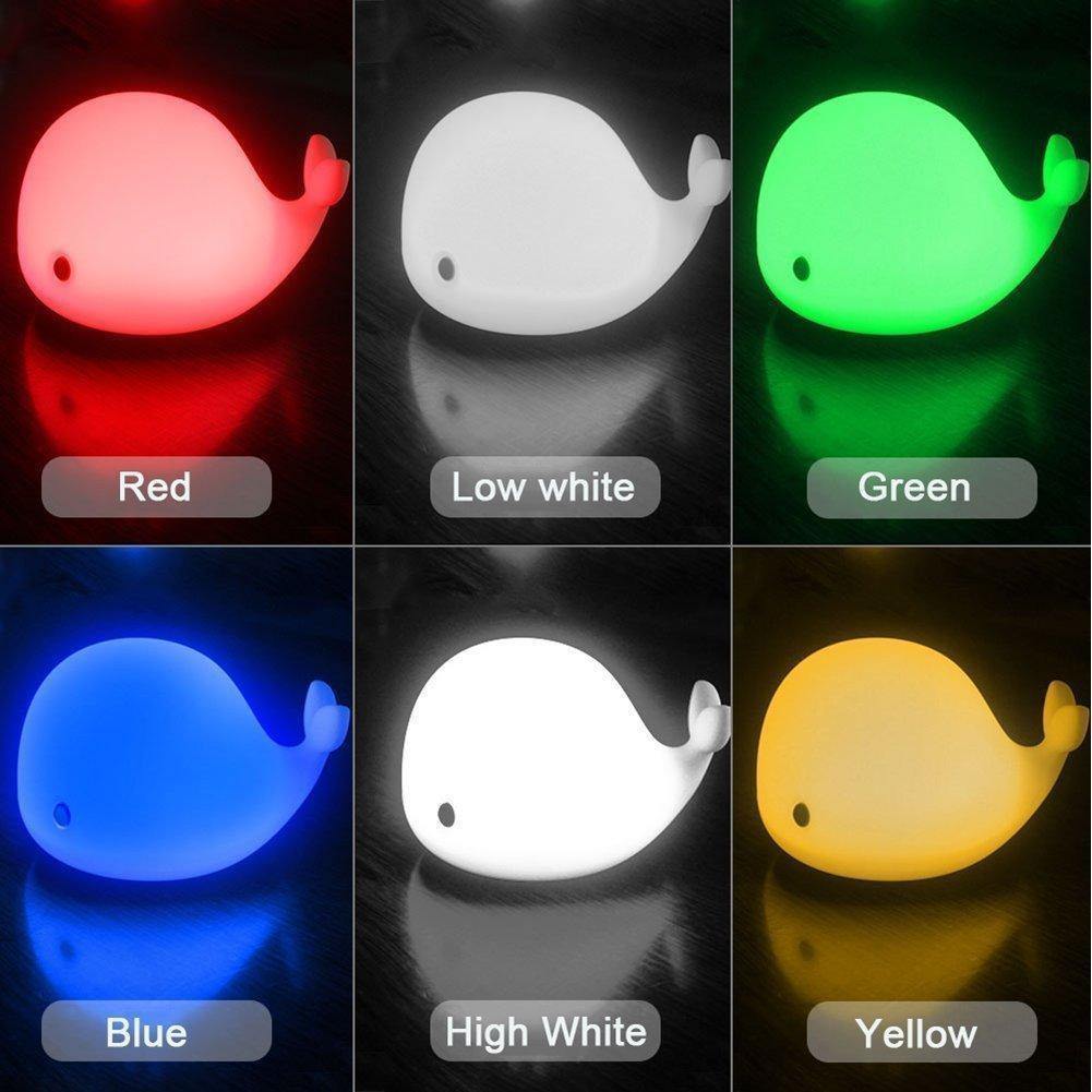 Cute Multicolor LED Light Baby whale - Vixilly