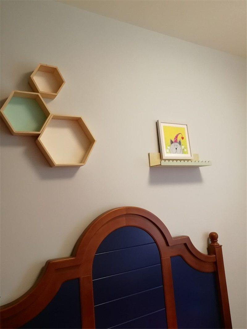 Honeycomb Hexagon Wooden Shelves - Vixilly