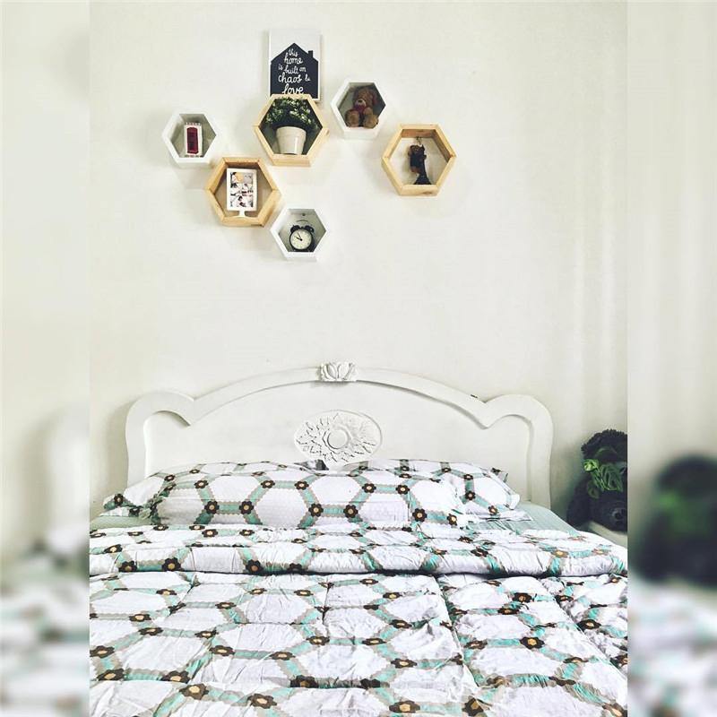 Honeycomb Hexagon Wooden Shelves - Vixilly