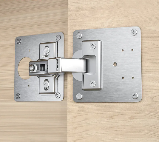 Resistant Stainless Steel Hinge Repair Plate