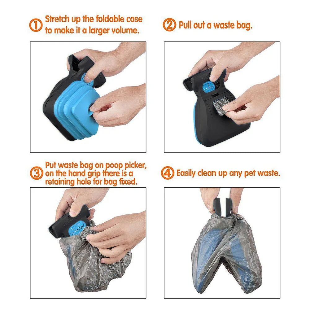 Dog Poop Scooper & Bag Dispenser